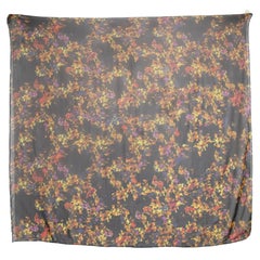Erdem Abstract Silk See Through Scarf