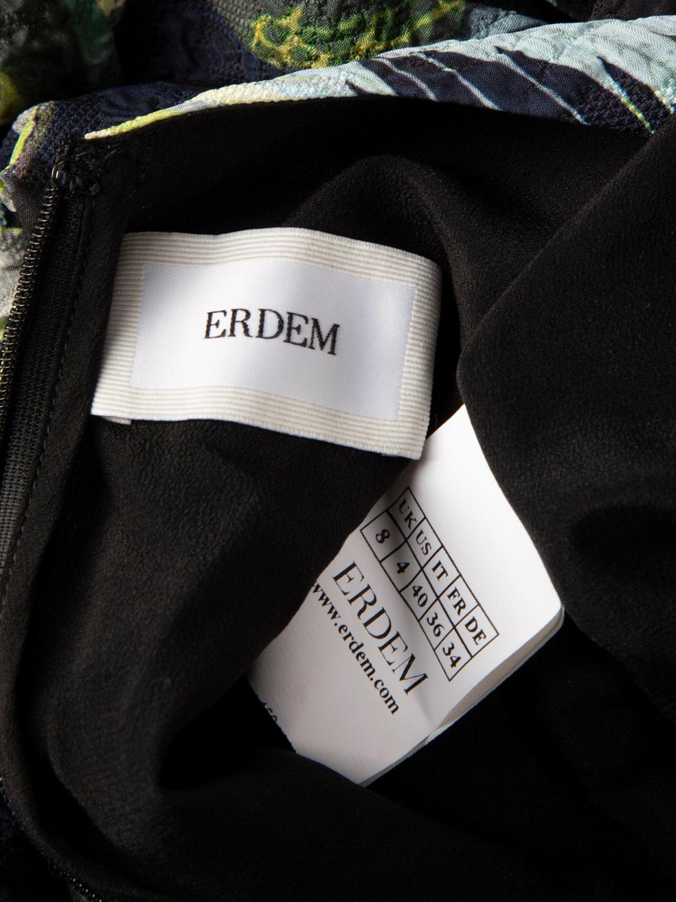 Erdem Bird Print Knee Length Dress Size S For Sale 1