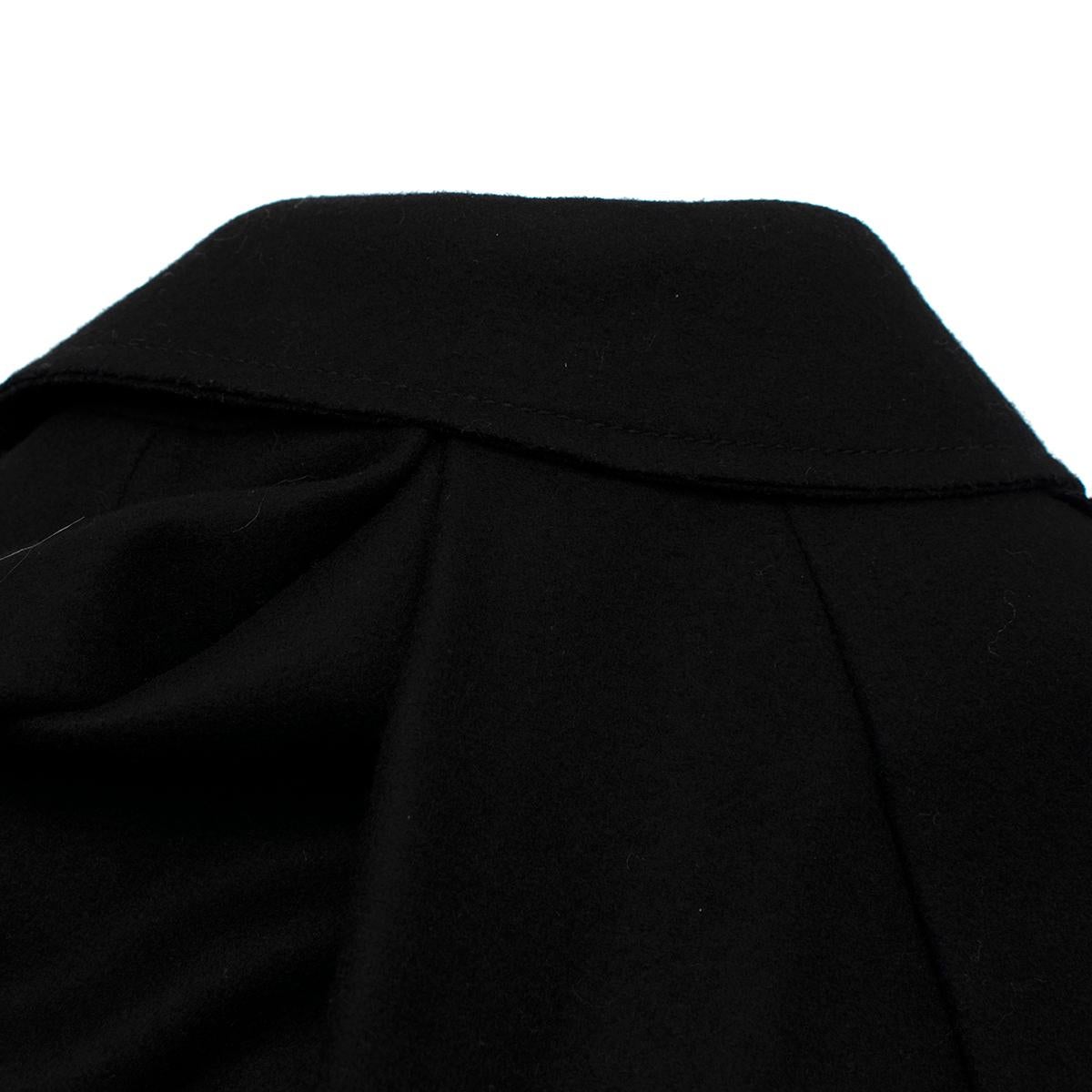 Erdem - Giacca nera in lana con cappuccio -  US 4 in vendita 3