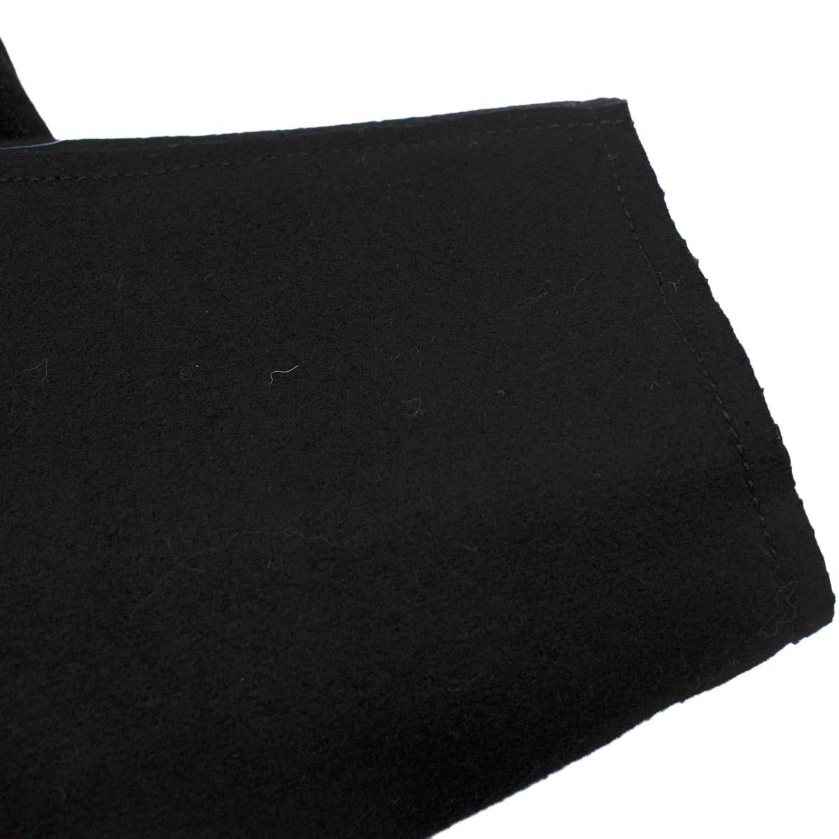 Erdem - Giacca nera in lana con cappuccio -  US 4 in vendita 4
