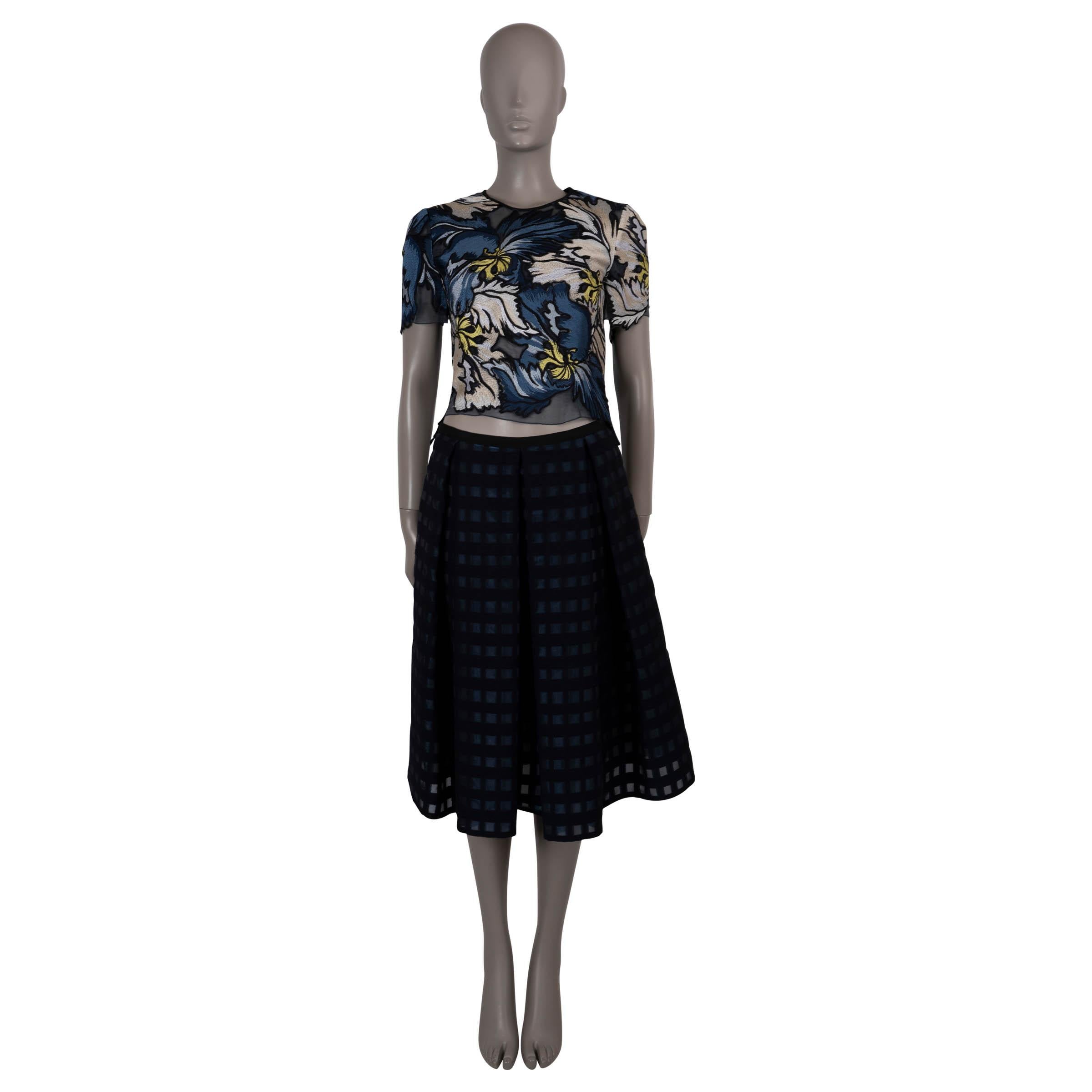 Camicetta Erdem blu 2015 EMIKO FLOREALE INCROCIATA Camicia  M in vendita 2