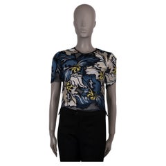 Camicetta Erdem blu 2015 EMIKO FLOREALE INCROCIATA Camicia  M