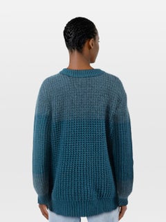 Erdem Blue Mohair Caspian Knit Jumper Size S