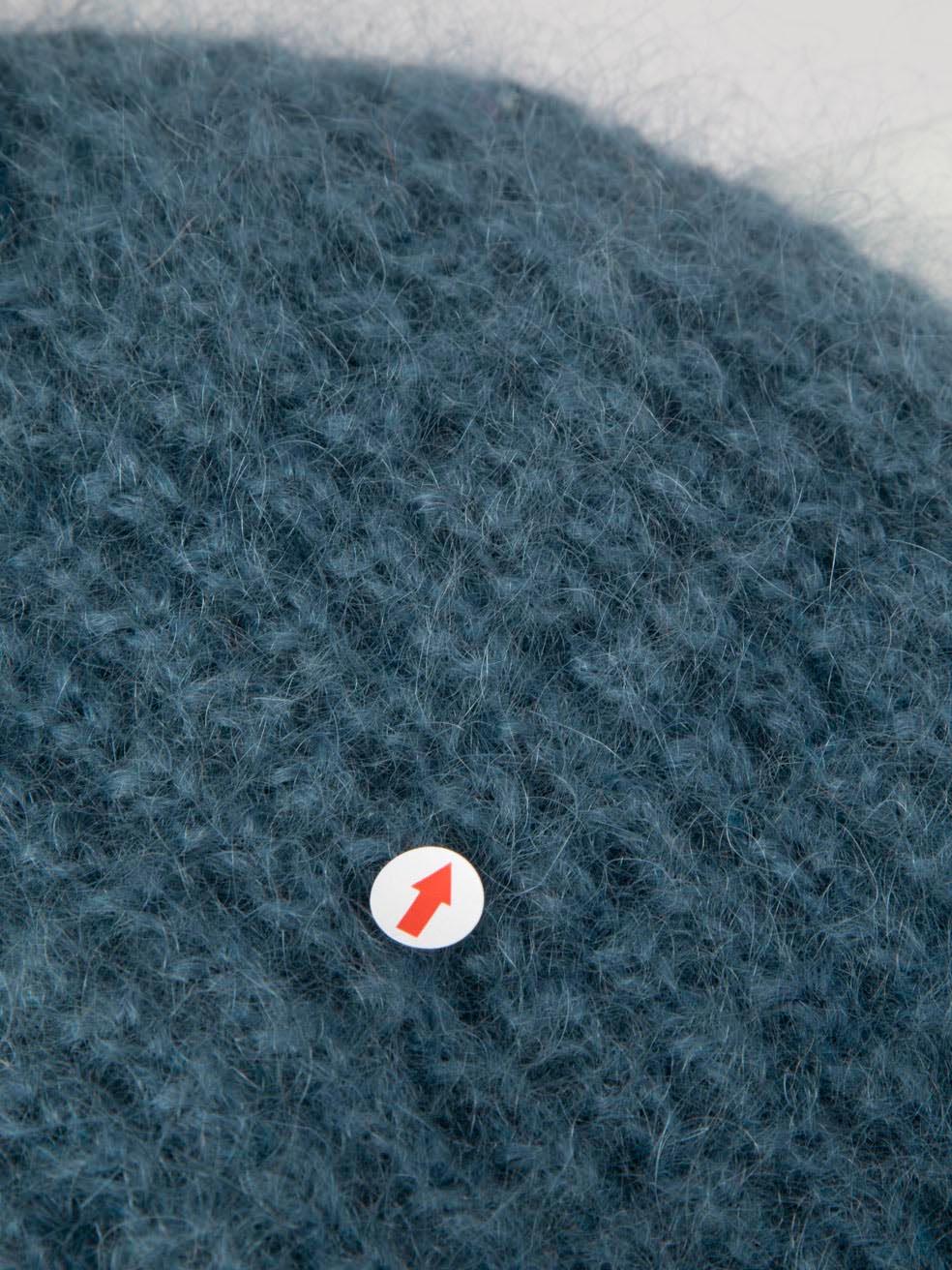 Pull en maille Caspian Mohair bleu Erdem Taille S Bon état - En vente à London, GB