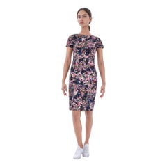 Erdem Cotton Blend Floral Print Sheath Dress