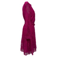 Erdem Elira Lace Dress in Pink Cotton