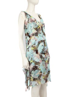 Erdem Floral Abstract Print Knee Length Dress Size M
