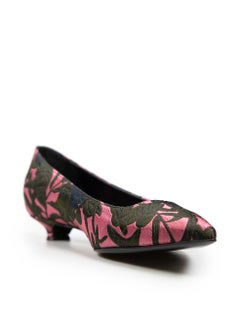 Erdem Floral Embroidered Kitten Heel Pumps Size IT 39.5