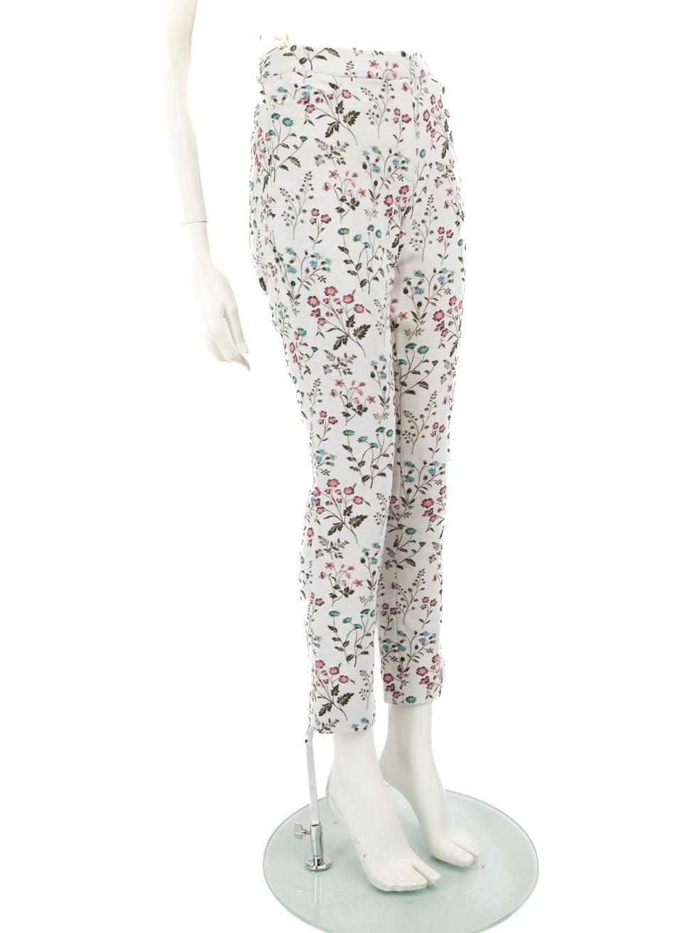 CONDITION is Never worn. No visible wear to trousers is evident on this new Erdem designer resale item.
 
 Details
 Multicolour
 Cotton
 Trousers
 Floral pattern
 Slim fit
 Fly zip, hook and button fastening
 
 
 Made in Italy
 
 Composition
 60%