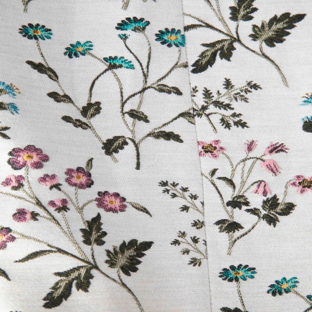 Erdem Floral Jacquard Slim Fit Trousers Size M In New Condition In London, GB