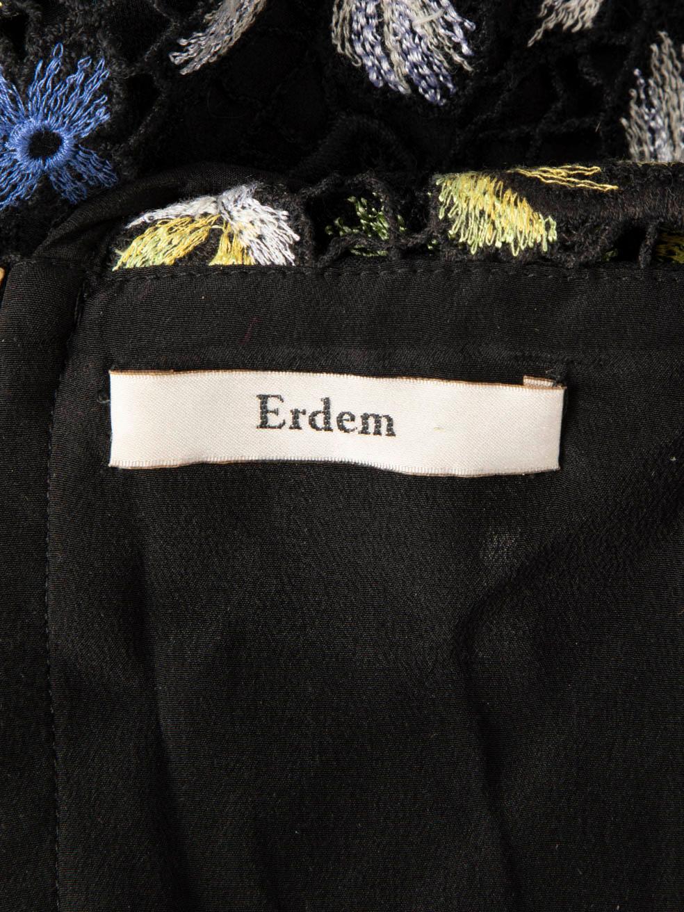 Erdem Floral Lace Dress Knee Length Dress Size S For Sale 2