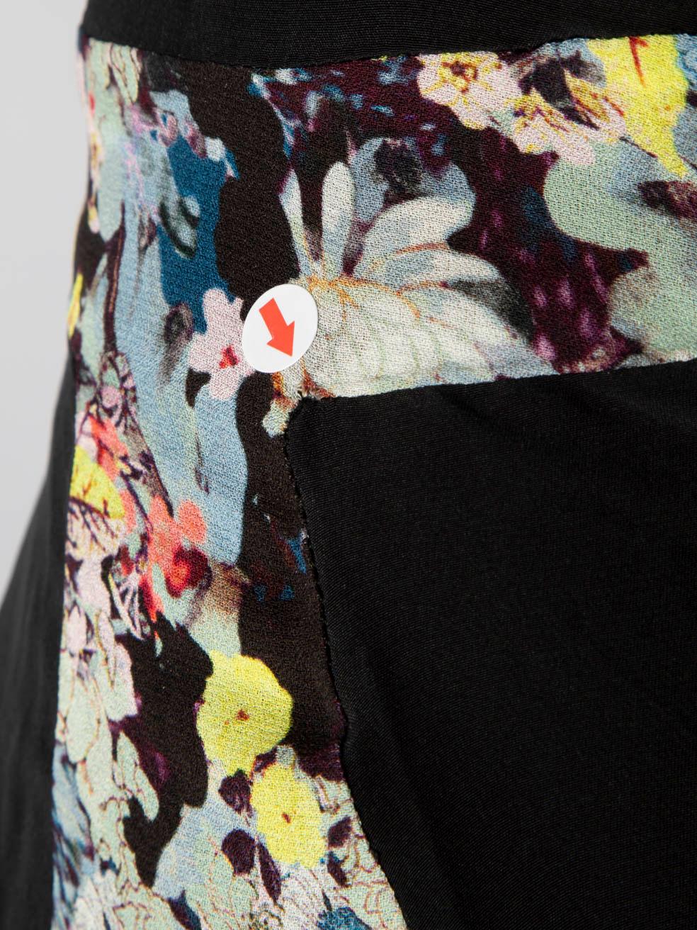 Erdem Floral Panelled Knee Length Dress Size M For Sale 1