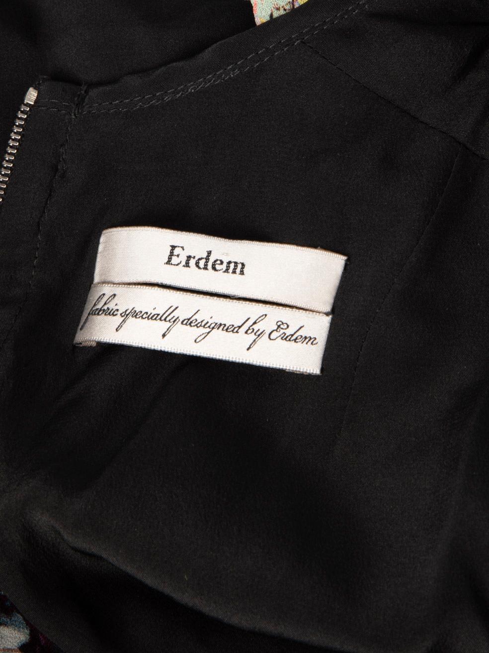 Erdem mini-robe à empiècements floraux taille M en vente 3