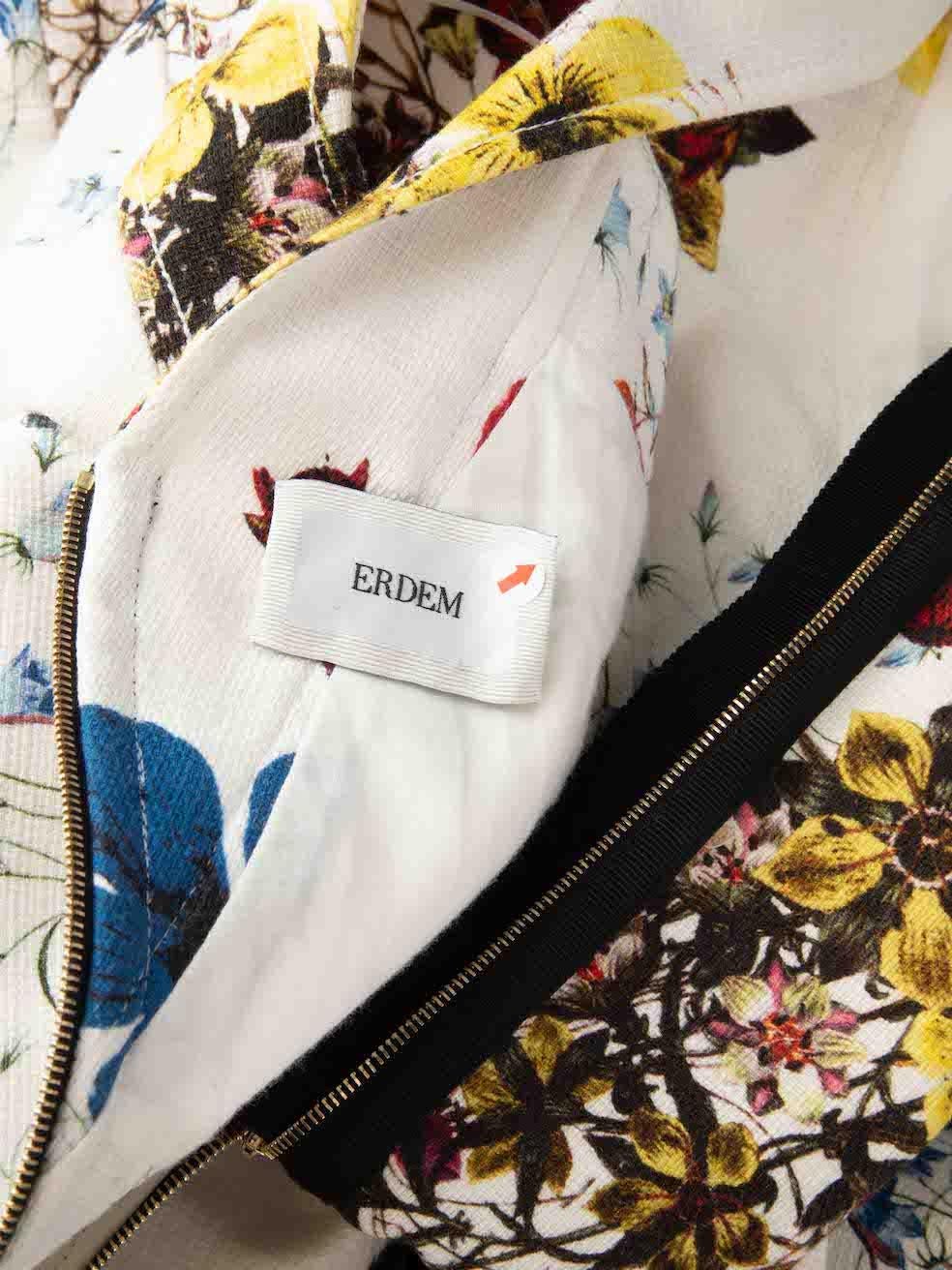 Erdem Robe Fabienne sans manches à motif floral taille S Pour femmes en vente