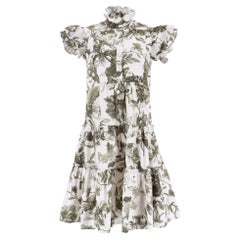 Erdem Floral Print Cotton-Poplin Dress