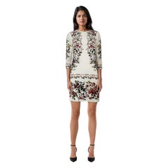 Erdem Floral Print Emma Long Sleeve Dress Size M