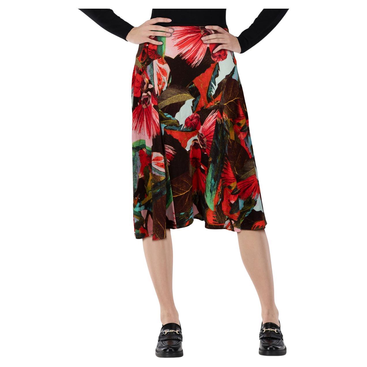 Erdem Falda Midi Acampanada Estampado Floral Talla M