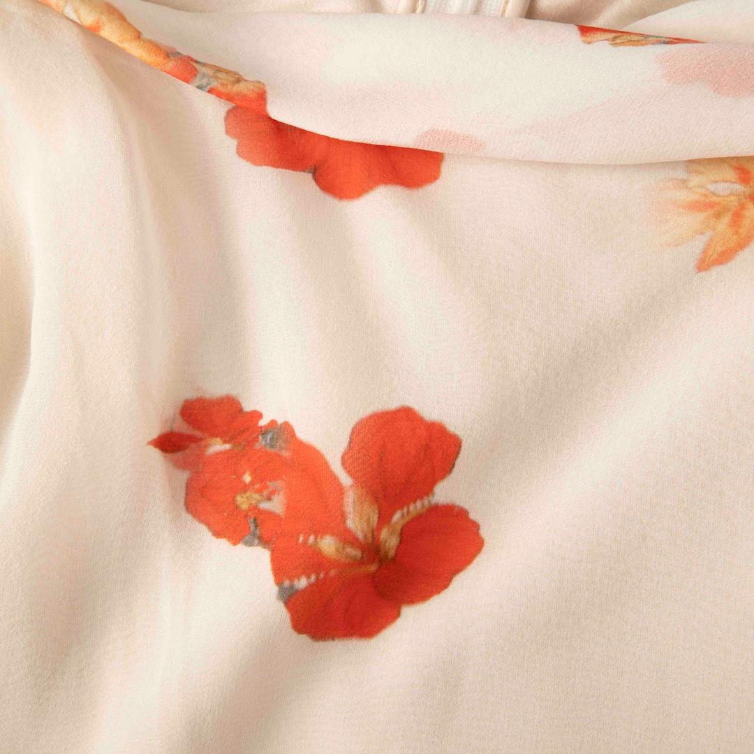 Erdem - Vestito senza maniche al ginocchio con stampa floreale - taglia M. In condizioni buone a London, GB
