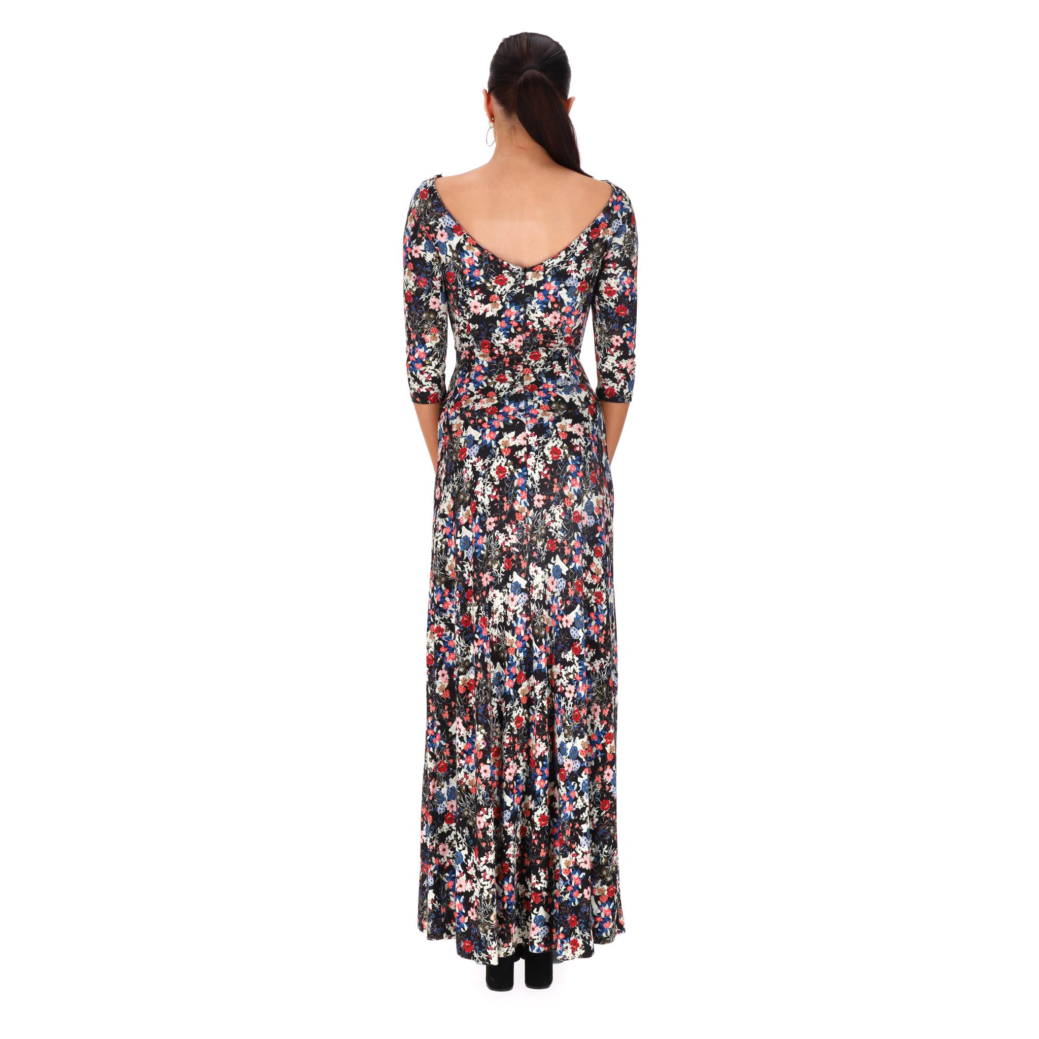 Erdem Maxikleid mit Blumendruck im Zustand „Hervorragend“ im Angebot in London, GB