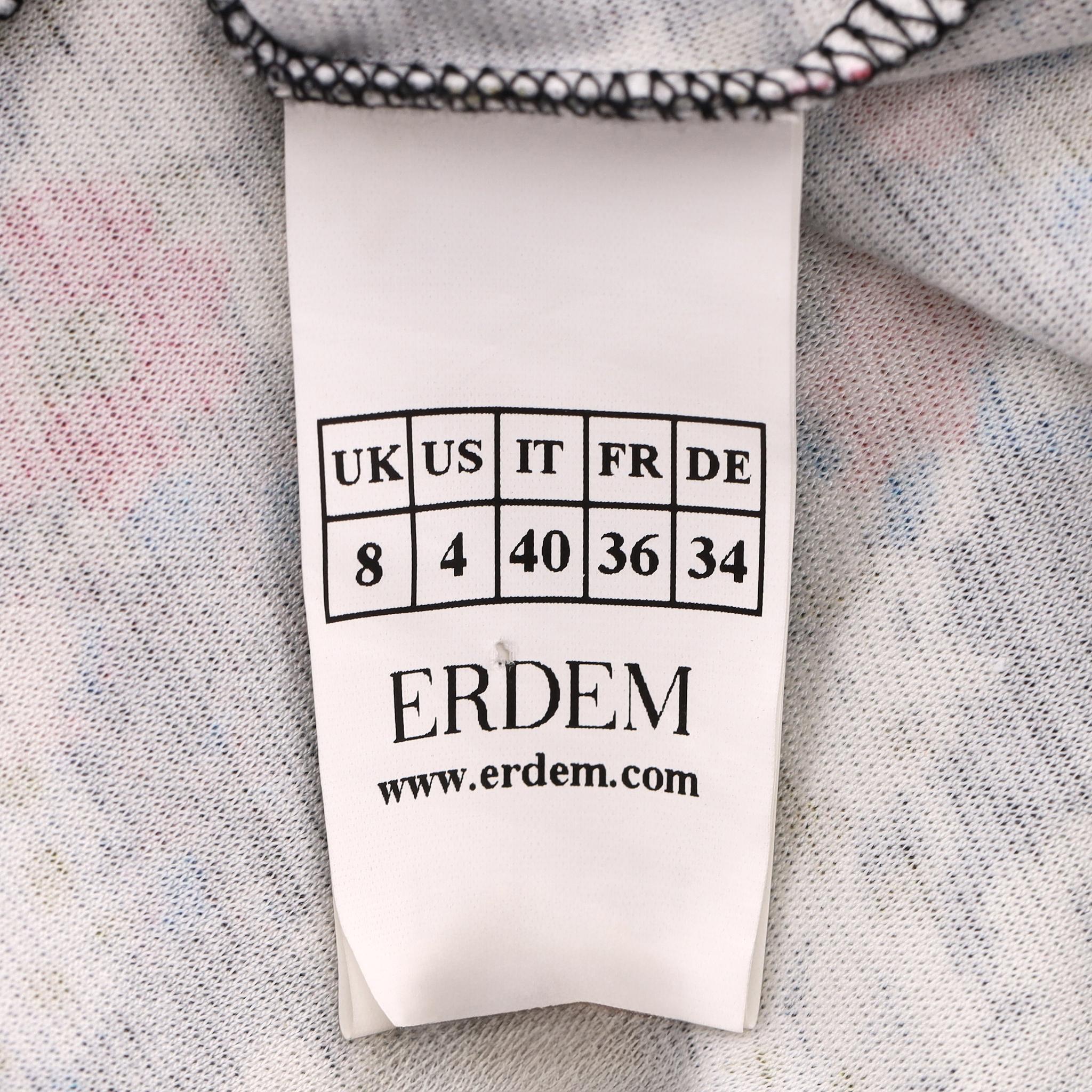 Erdem Maxikleid mit Blumendruck im Angebot 1