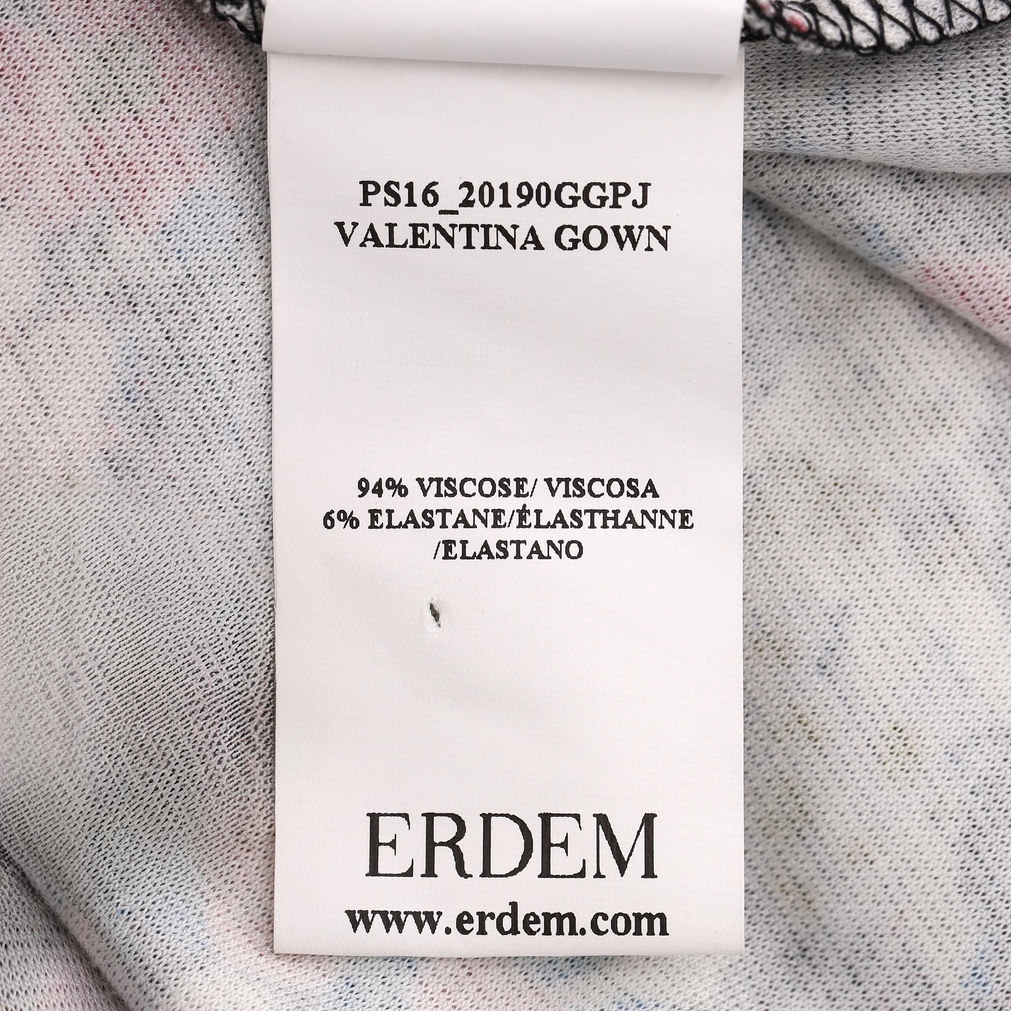 Erdem Maxikleid mit Blumendruck im Angebot 2
