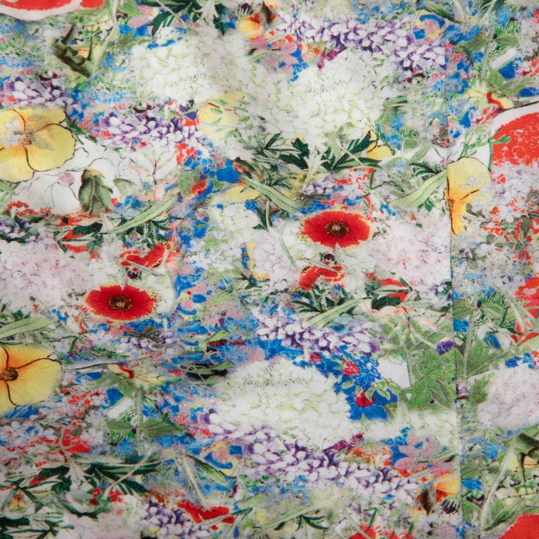Erdem Floral Print Mid Sleeve Knee Length Dress Size M In Good Condition In London, GB