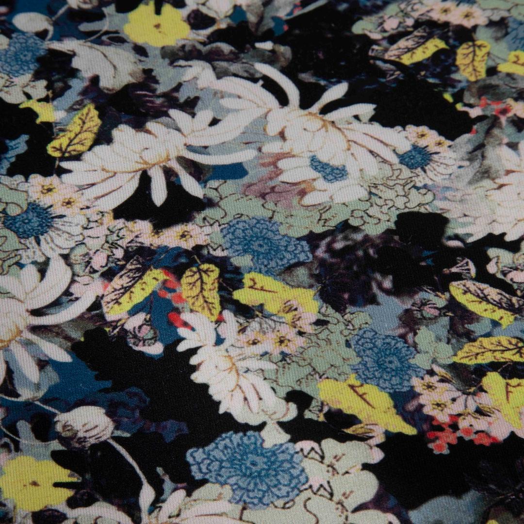 Erdem Floral V-Neck Midi Flared Dress Size XS In Good Condition For Sale In London, GB