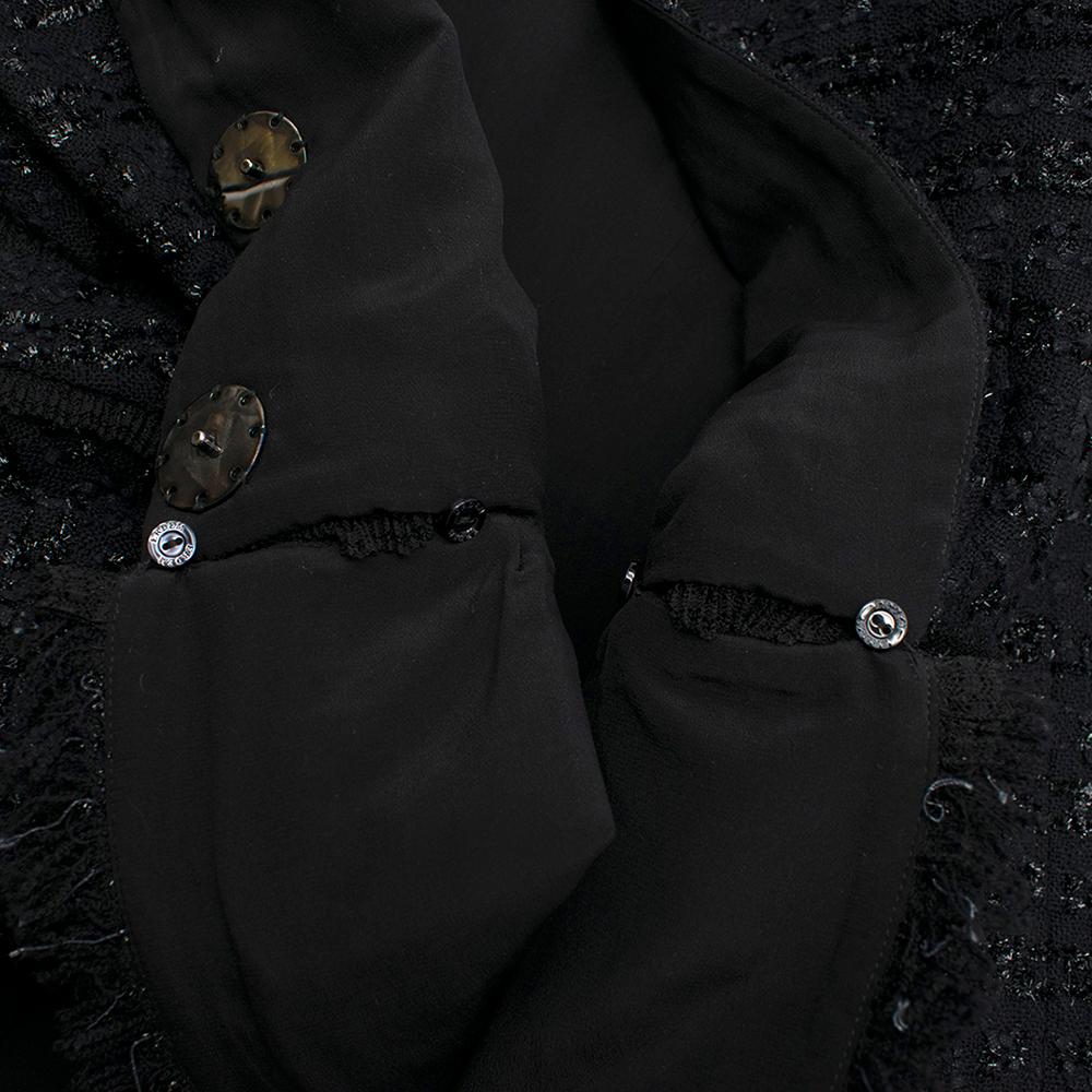Erdem karina metallic tweed peplum jacket US 4 In Excellent Condition In London, GB