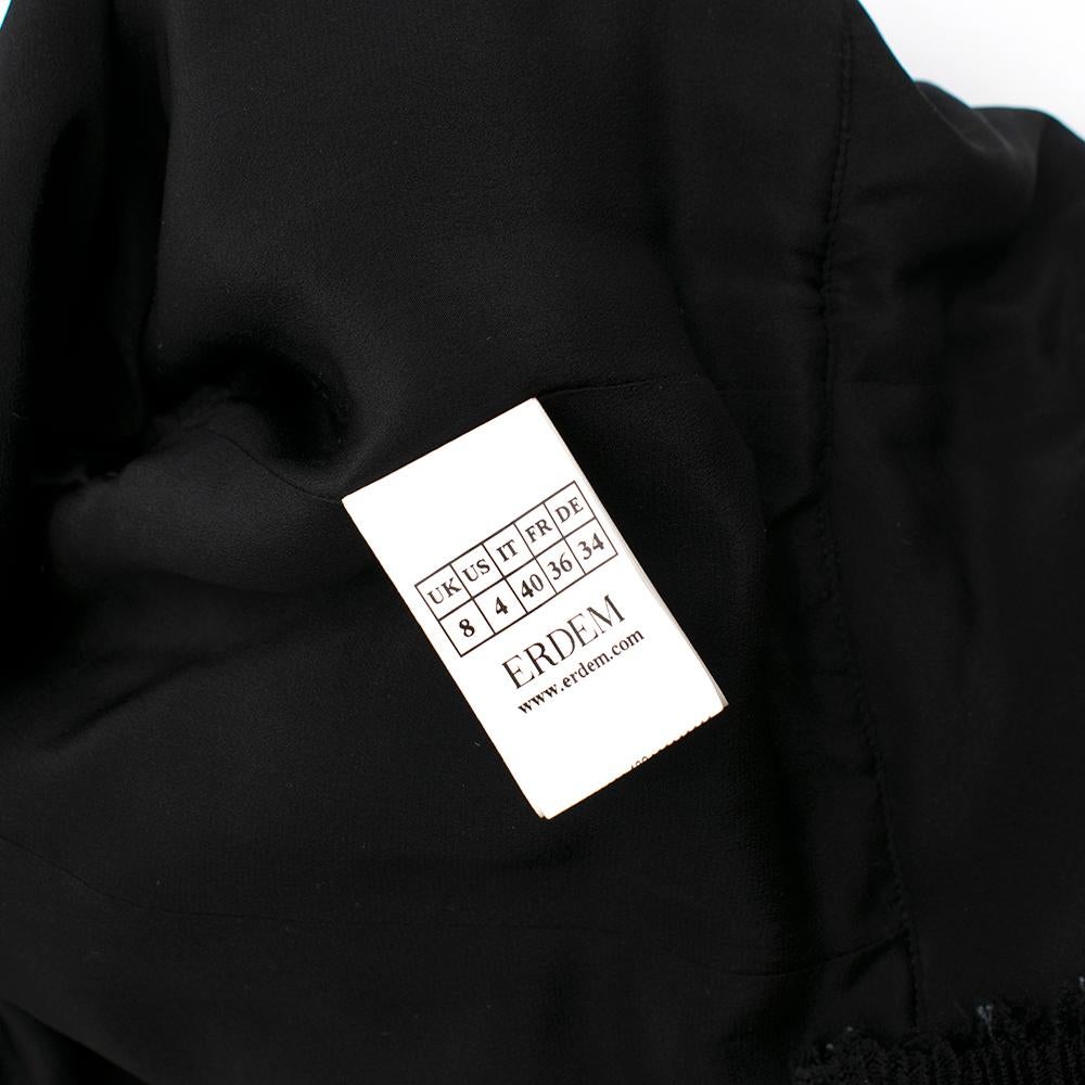 Women's Erdem karina metallic tweed peplum jacket US 4