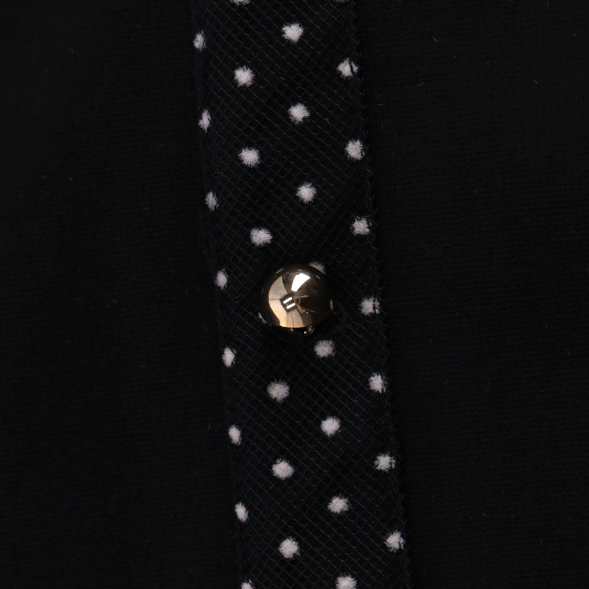 Erdem Polka-Dot Tie Midi Dress For Sale 1
