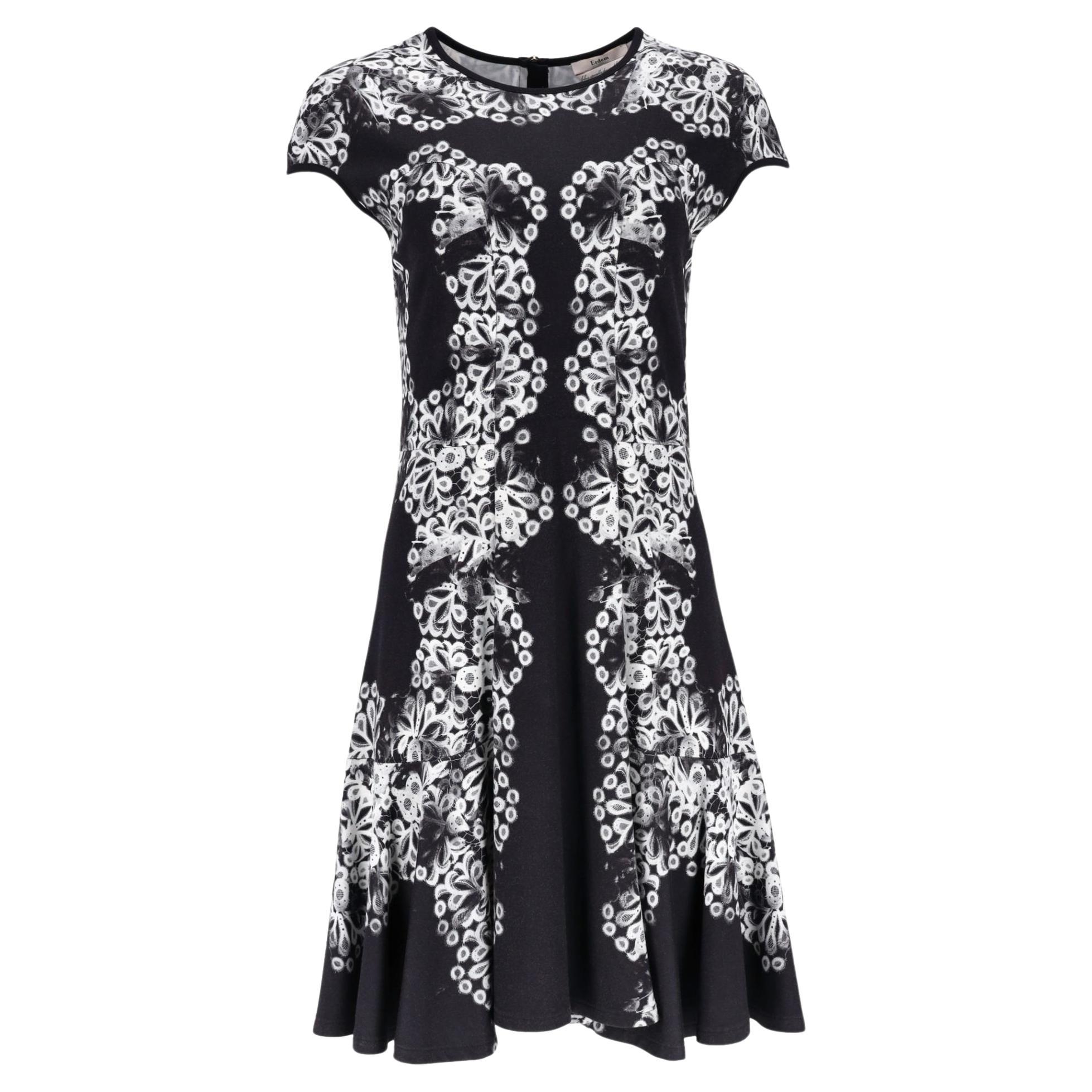 Erdem Printed Cotton Dress For Sale