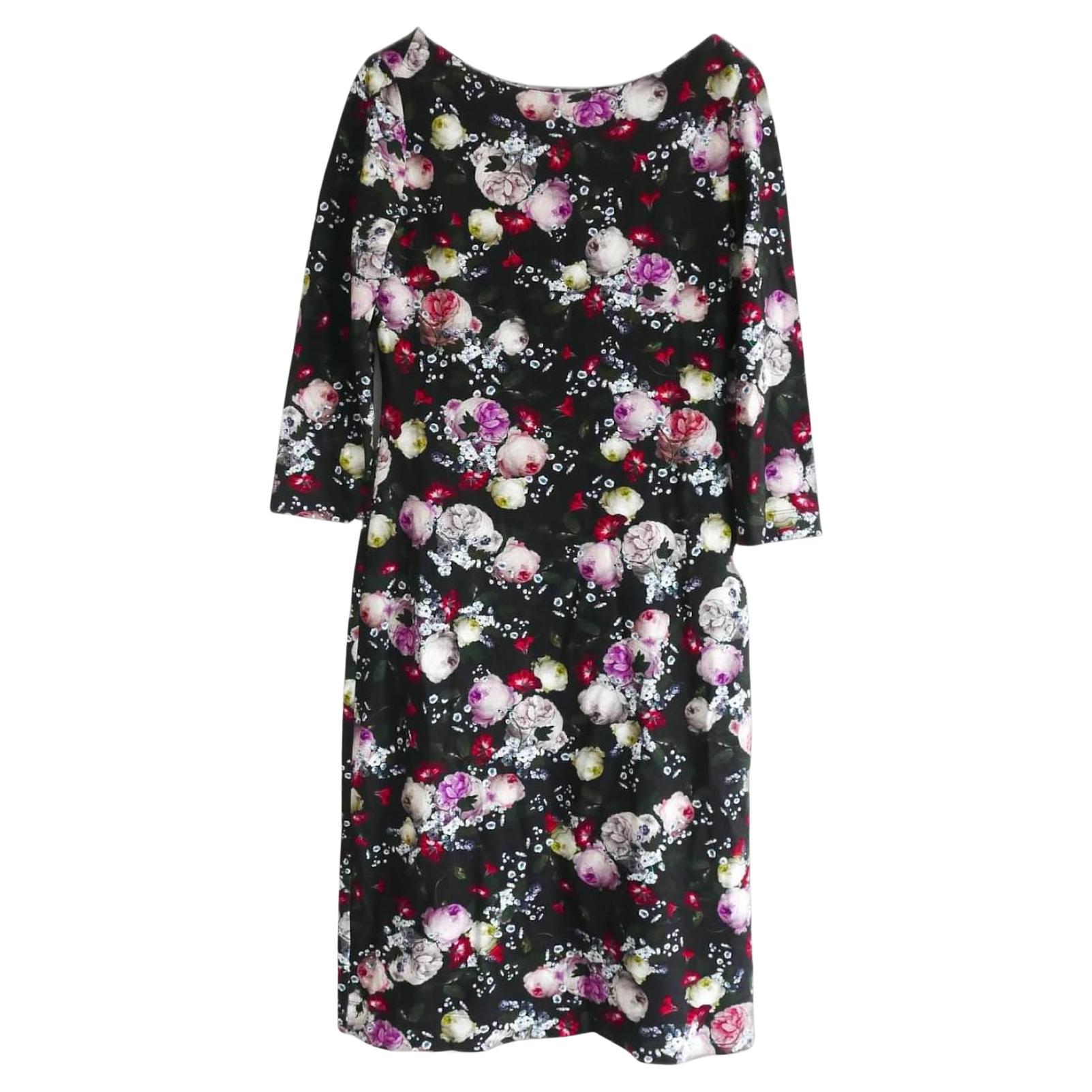 Erdem Reese Peony Print Floral Dress For Sale