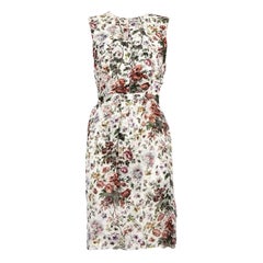 Erdem Silk Floral Knee Length Dress Size S