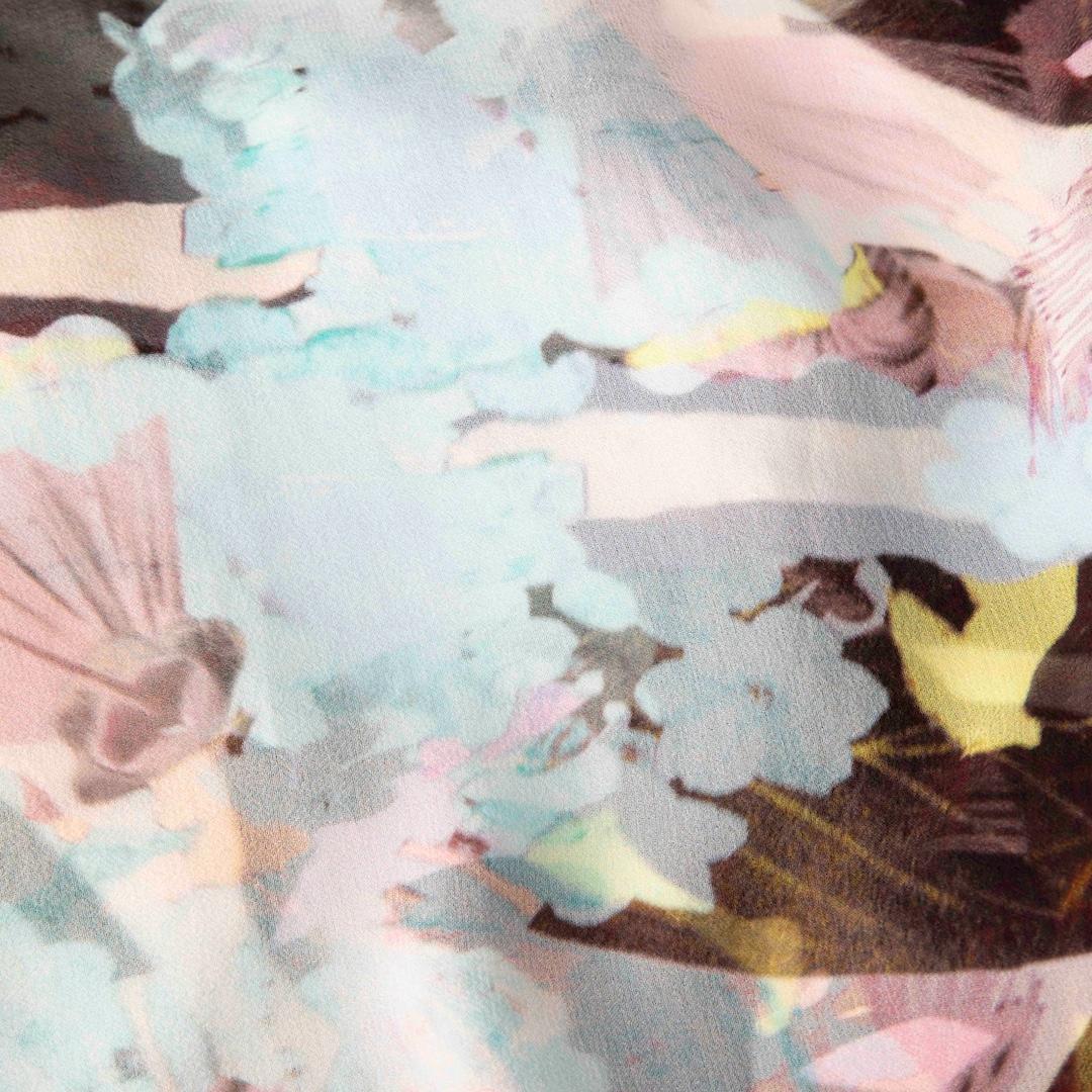 Erdem Sleeveless Abstract Pattern Dress Size M In Good Condition For Sale In London, GB