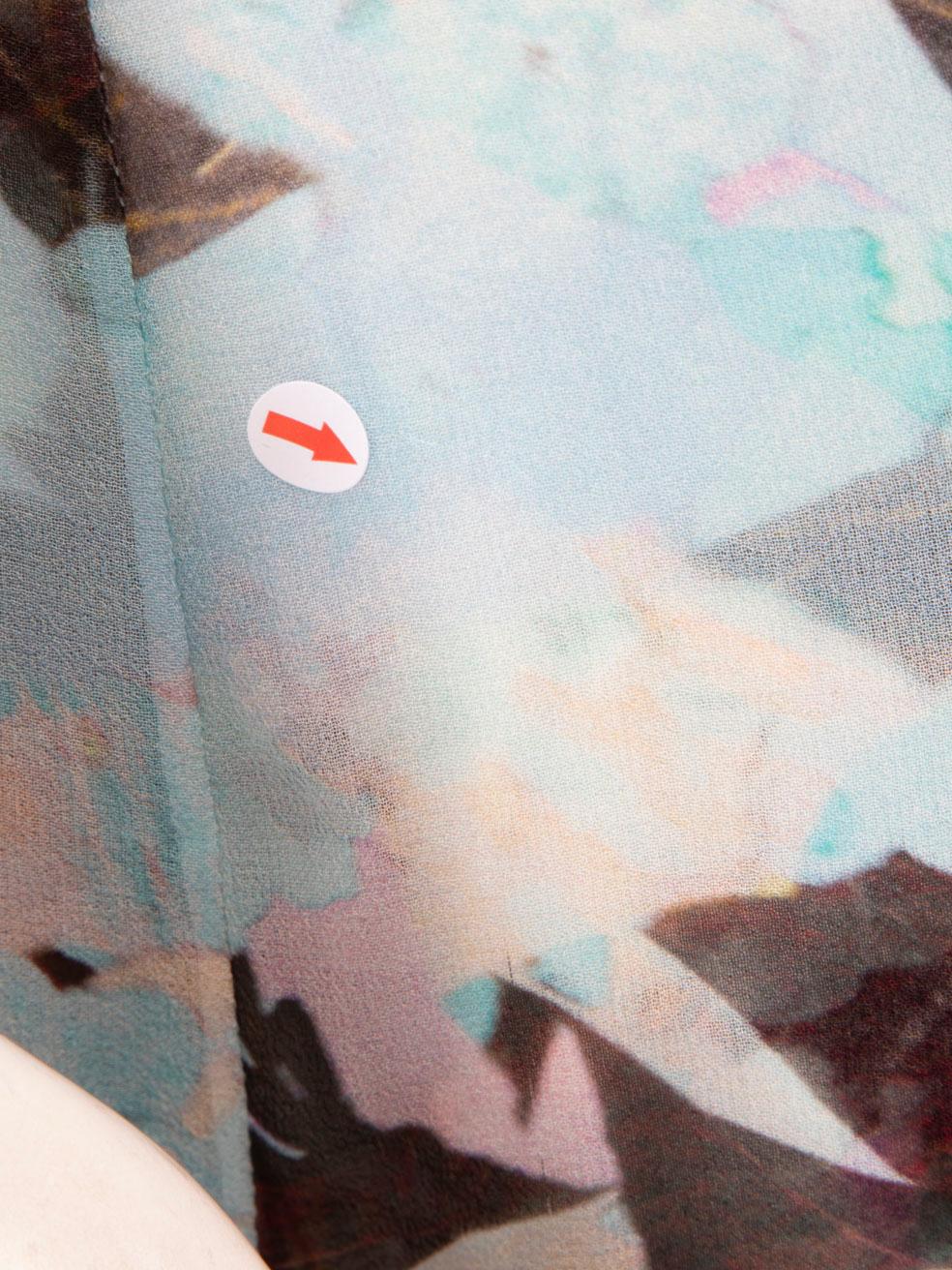 Erdem Ärmelloses Kleid mit abstraktem Muster Größe M im Angebot 1