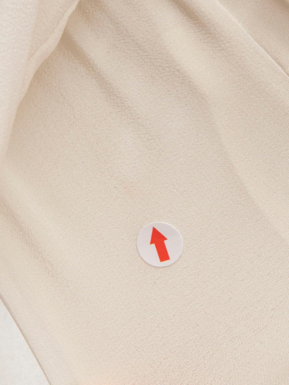 Erdem Weißes knielanges Kleid mit Blumendrucksaum Größe M im Angebot 4