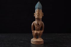 Ere Ibeji Female Commemorative Figure, Egba, Yoruba People, Nigeria, 20th C