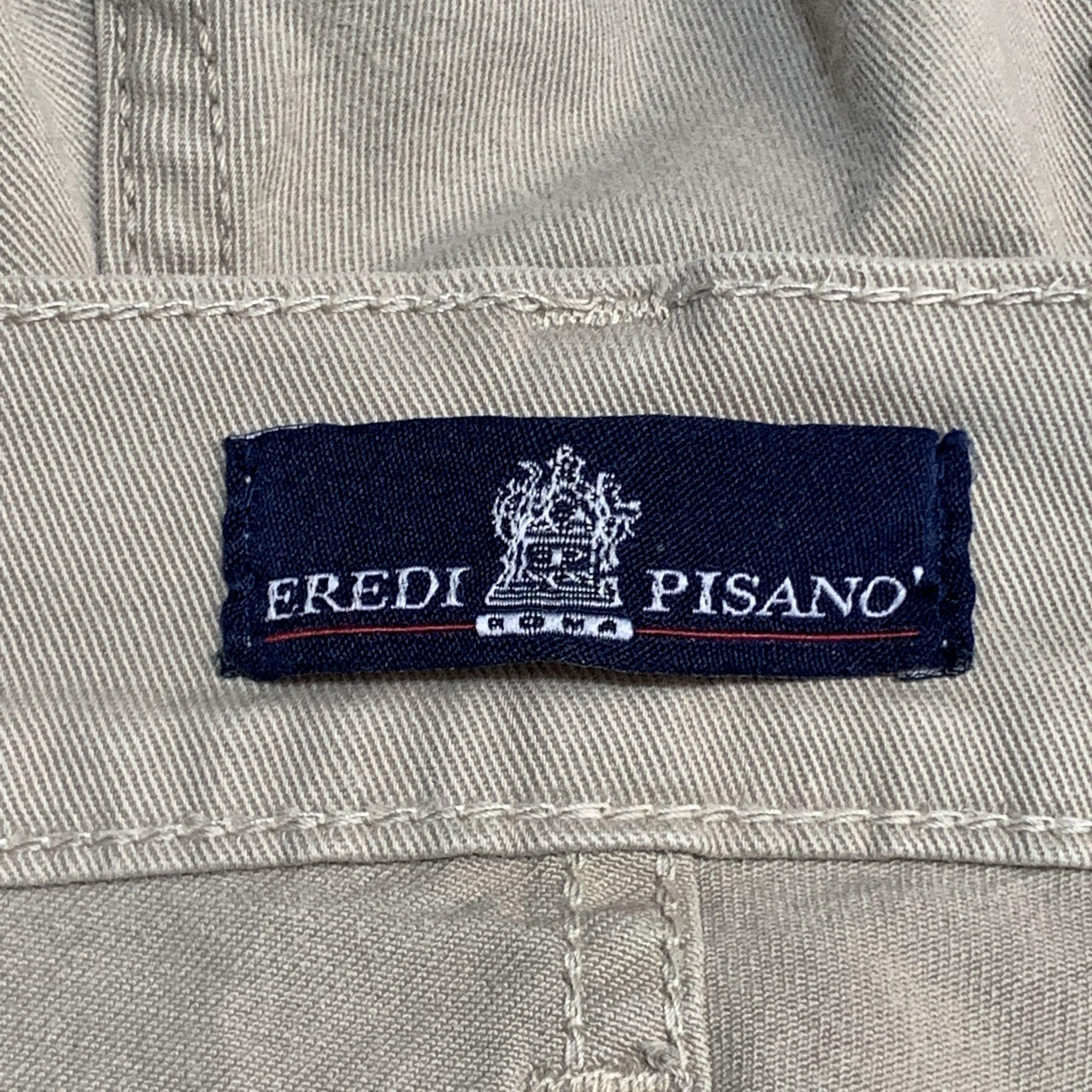 Men's EREDI PISANO Size 34 x 33 Taupe Cotton Casual Pants