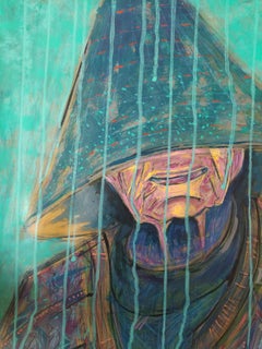 Solo la luce per vedere", Erekle Chinchilakashvili, Pittura acrilica e pastello a olio