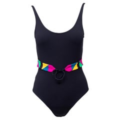 Eres Damier Tank One Piece Swimwear des années 20