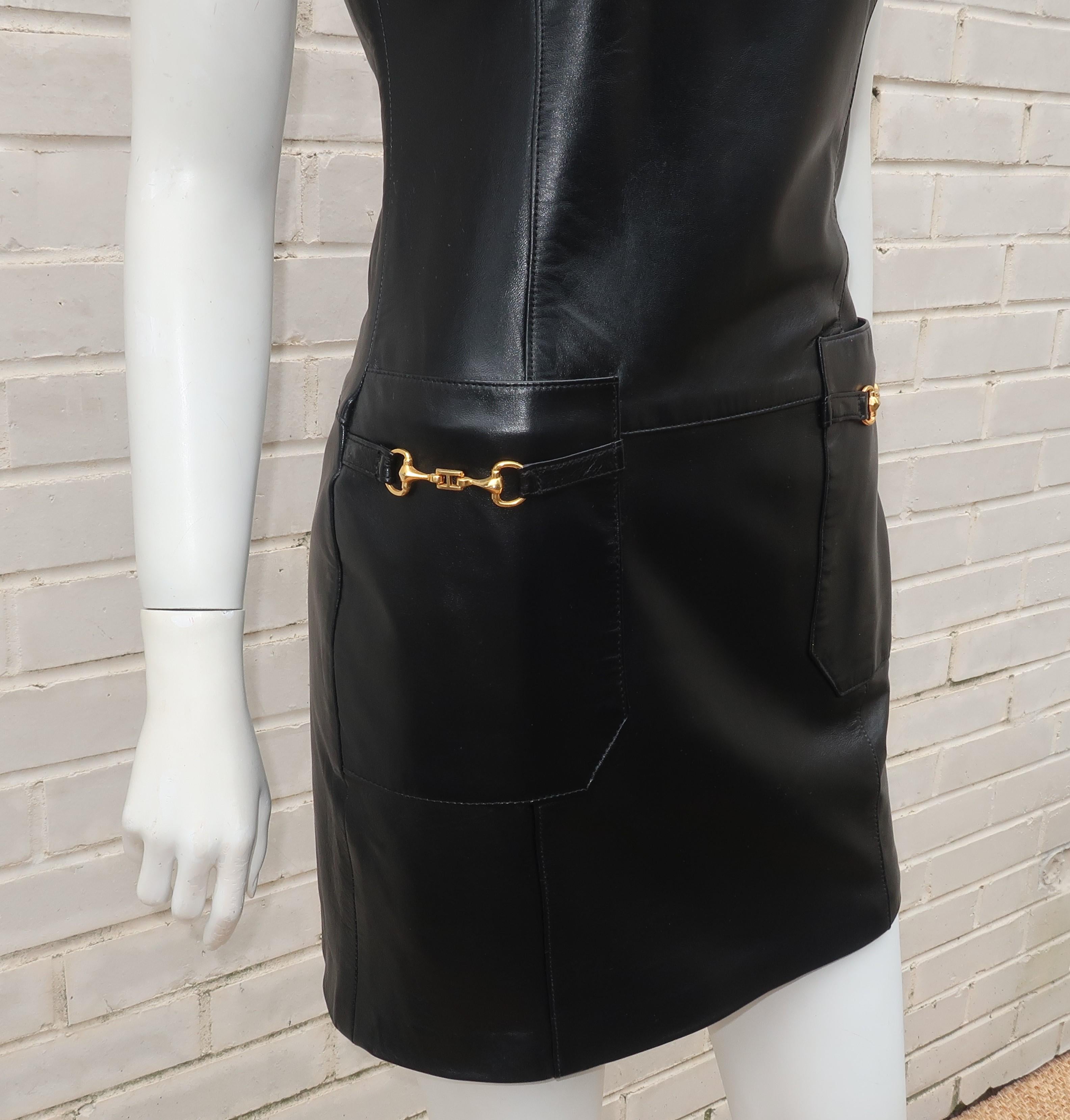 7 for all mankind faux leather dress