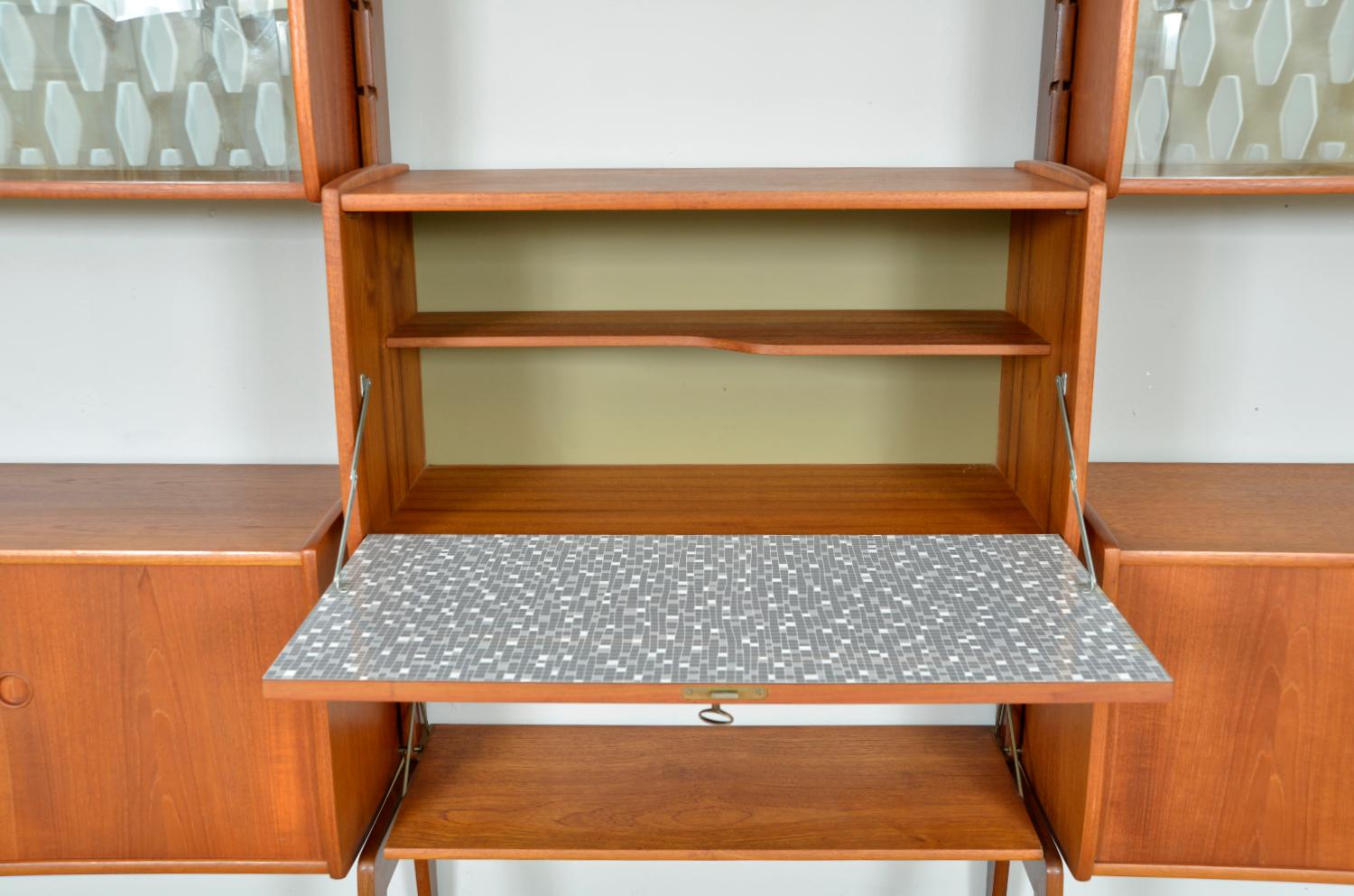 Ergo 3-Bay Teak Freestanding Modular Shelving Blindheim Mobelfabrikk Norway 1961 5