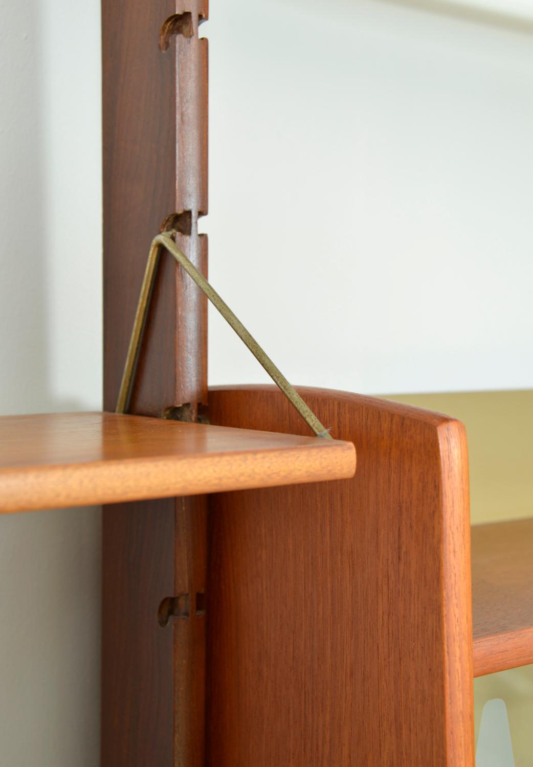 Ergo 3-Bay Teak Freestanding Modular Shelving Blindheim Mobelfabrikk Norway 1961 12