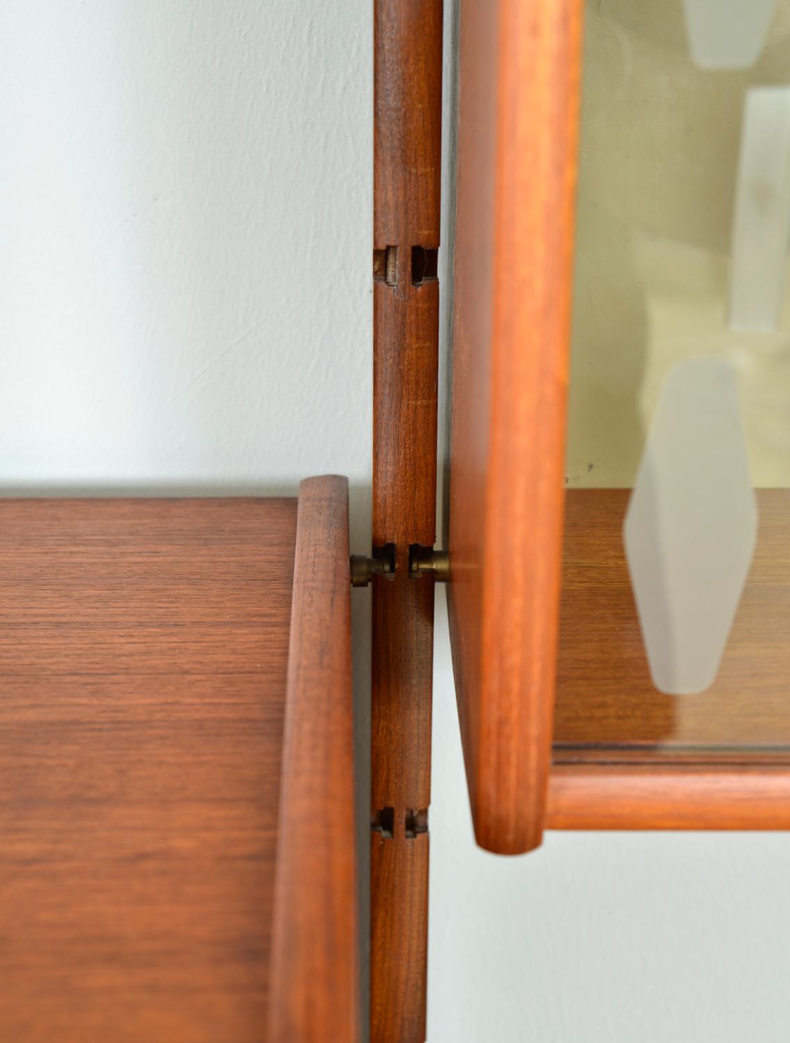 Ergo 3-Bay Teak Freestanding Modular Shelving Blindheim Mobelfabrikk Norway 1961 13