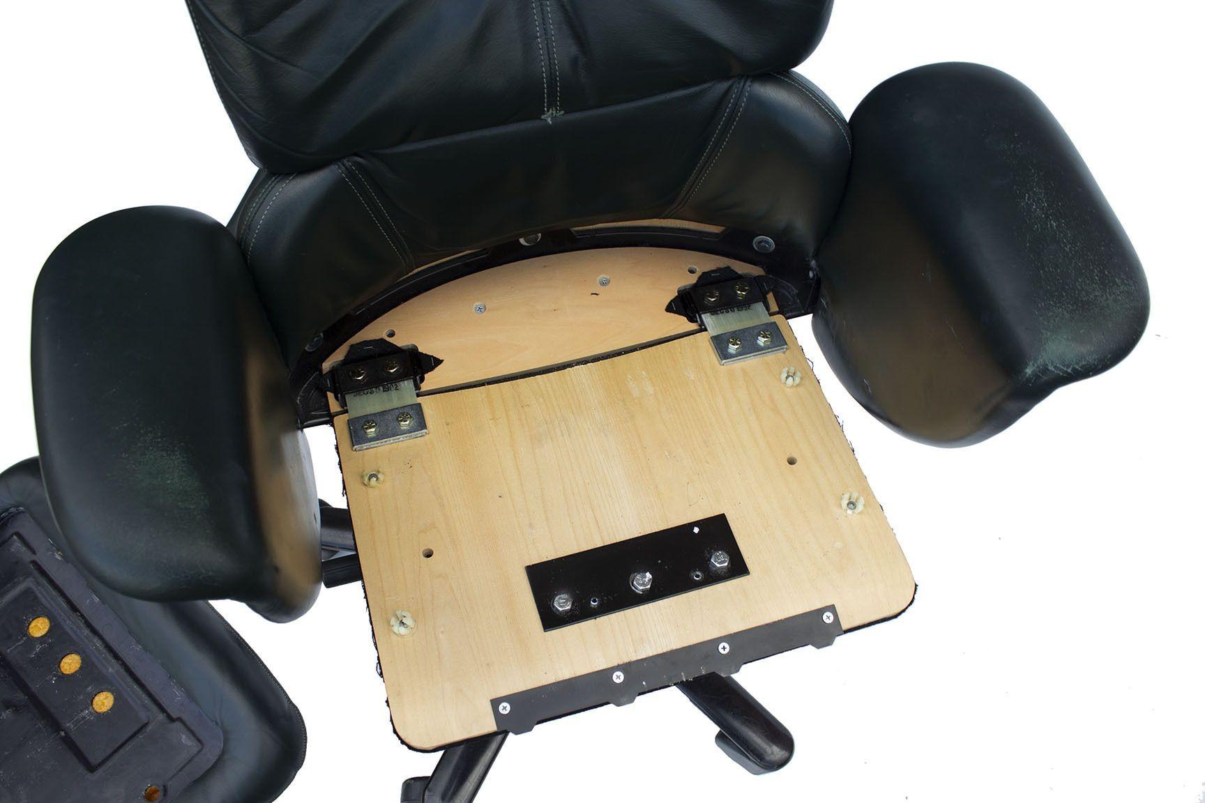 Ergonomic '90s Task Chair in Hunter Green Leather by Geoff Hollington for Herman 3