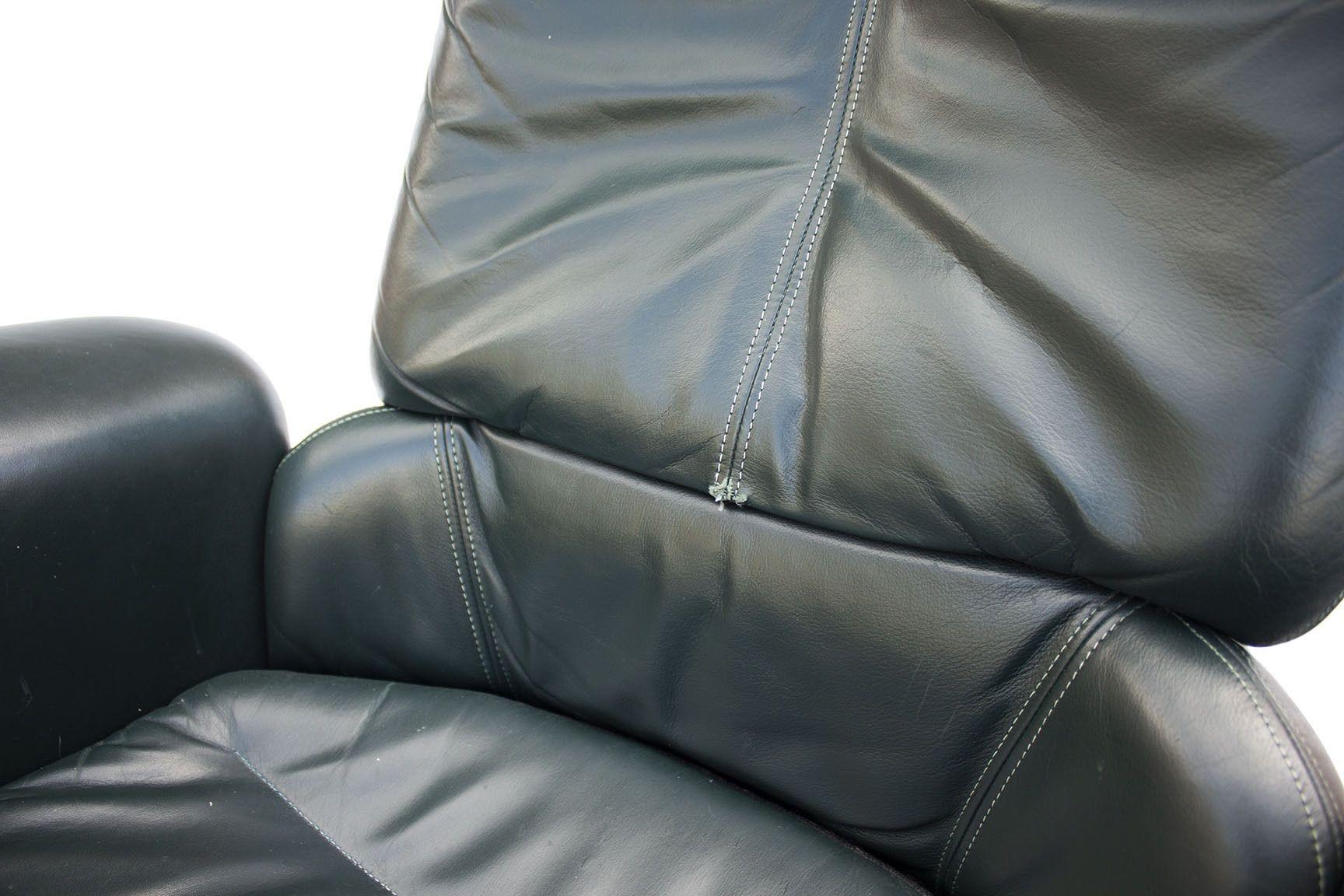Ergonomic '90s Task Chair in Hunter Green Leather by Geoff Hollington for Herman 2