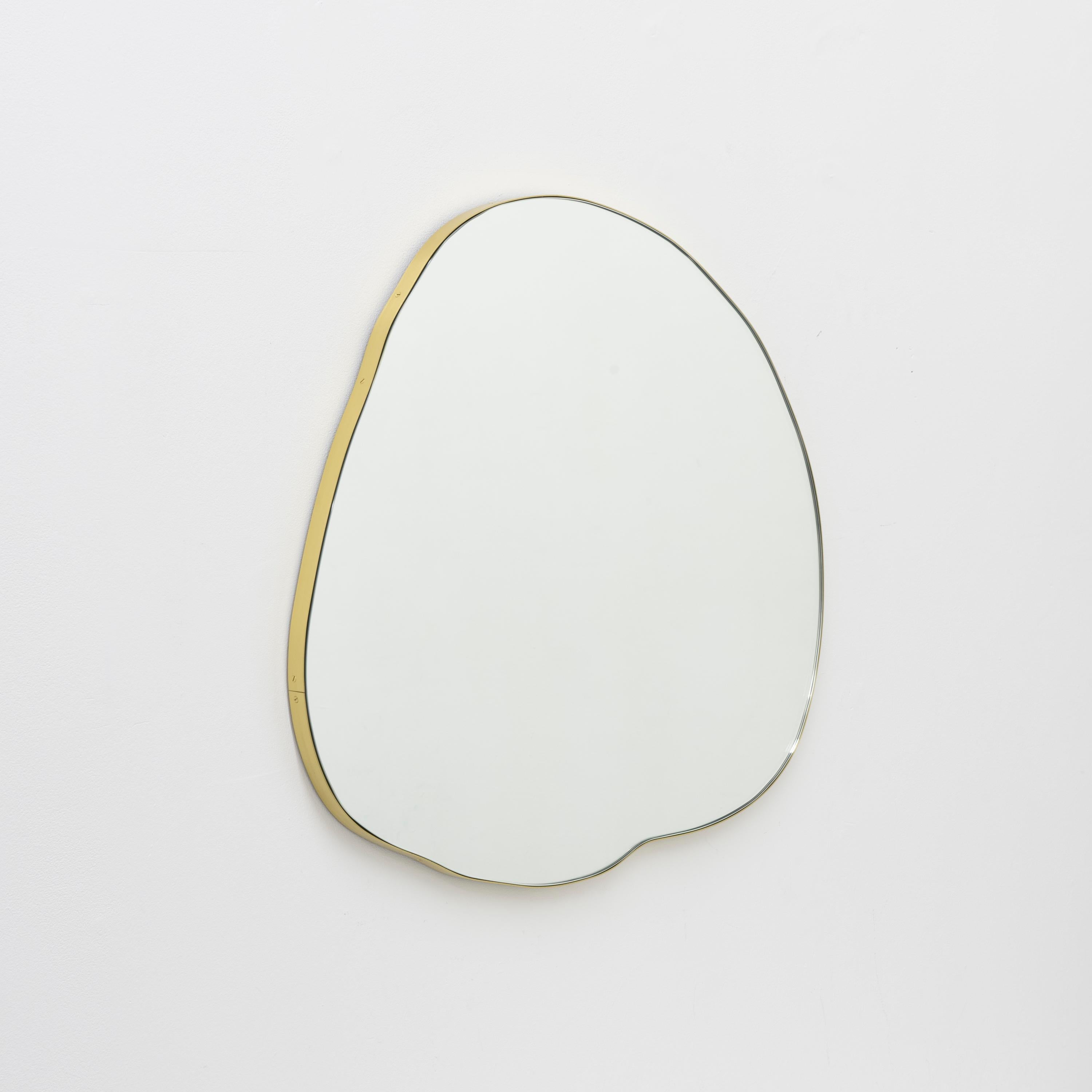 organic shaped mirror large