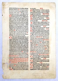 Set di tre foglie dal "Breviarium Pataviense" /// Incunaboli cattolici tedeschi