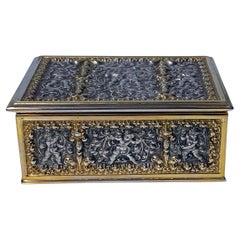 Antique Erhard & Sohne Cherub Jewelry Box, Germany C.1920