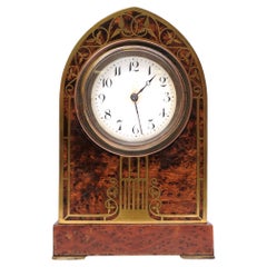 Vintage Erhard & Söhne  Jugendstil  Table Clock   1910  Austria